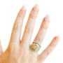 The Poppi Ring in Turquoise