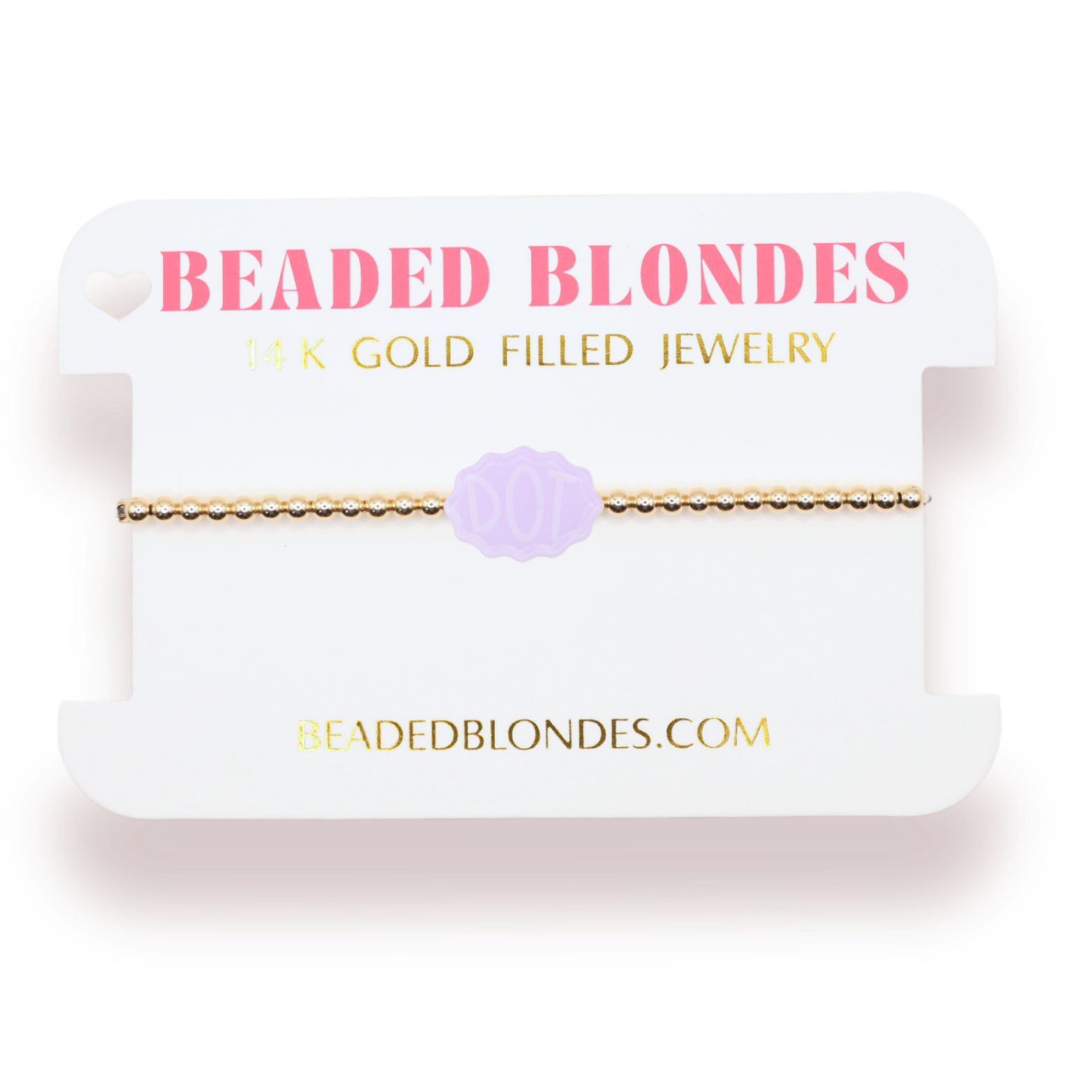 Dot Bracelet on Gold