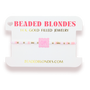 Phi Mu Block Bracelet on Color