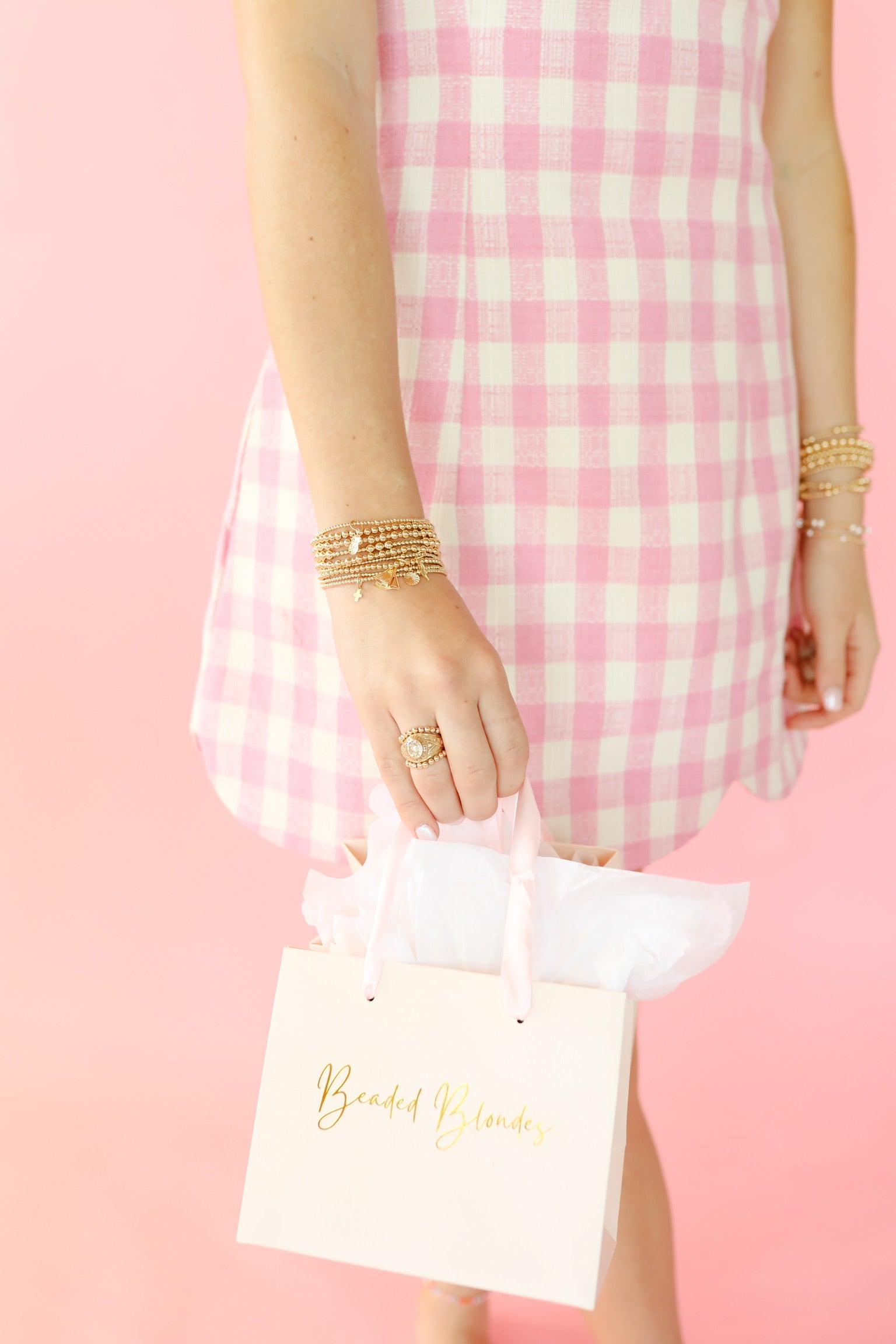 Mini Cross Charm Bracelet