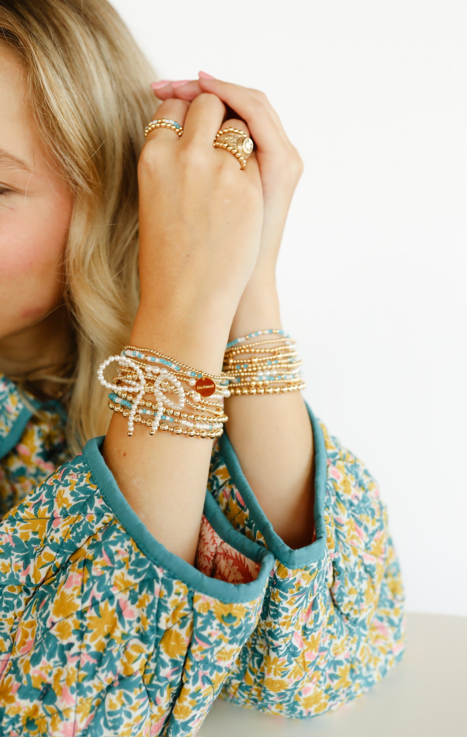 Teal Breeze Sprinkle Bracelet