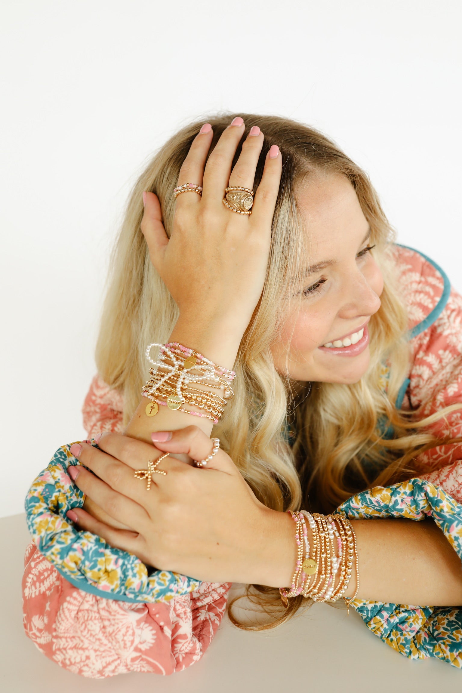 Rosey Pink Sprinkle Necklace