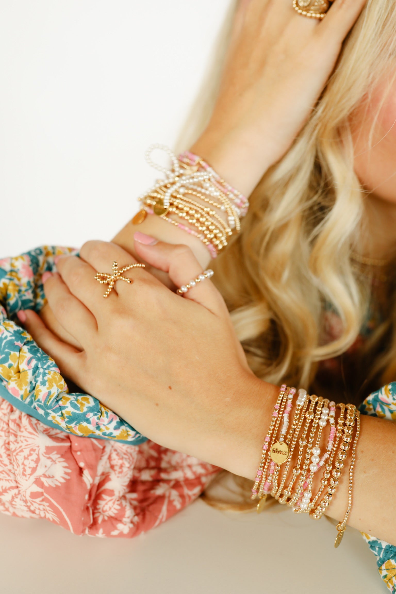 Rosey Pink Sprinkle Necklace