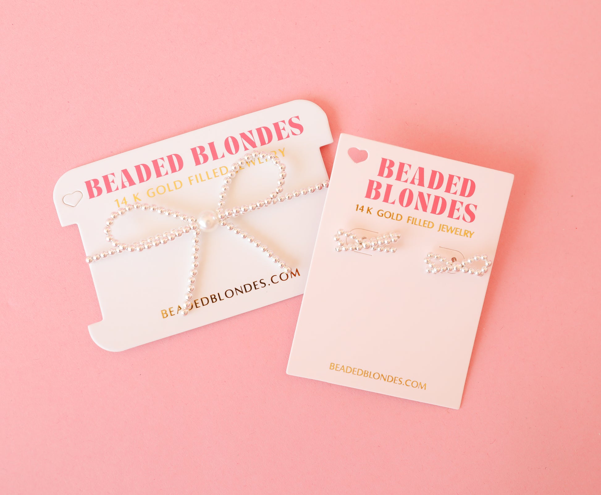 Silver Bow + Earring Bundle