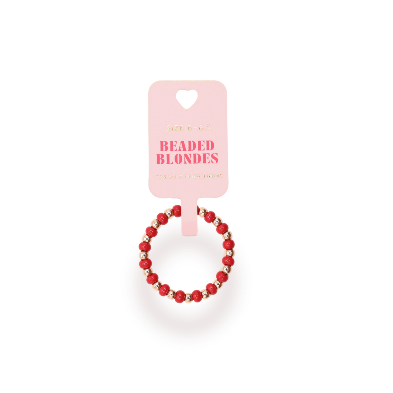 Crimson Red Demi Ring