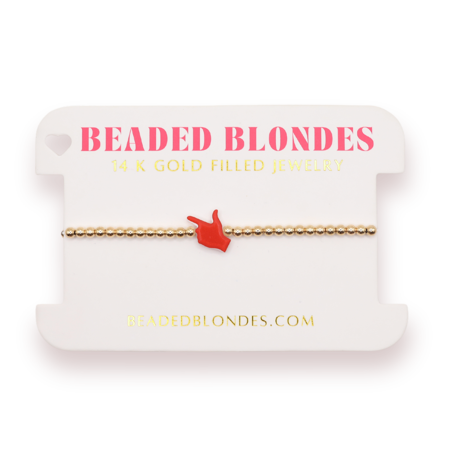 Wreck Em Tech Hand Sign Bracelet