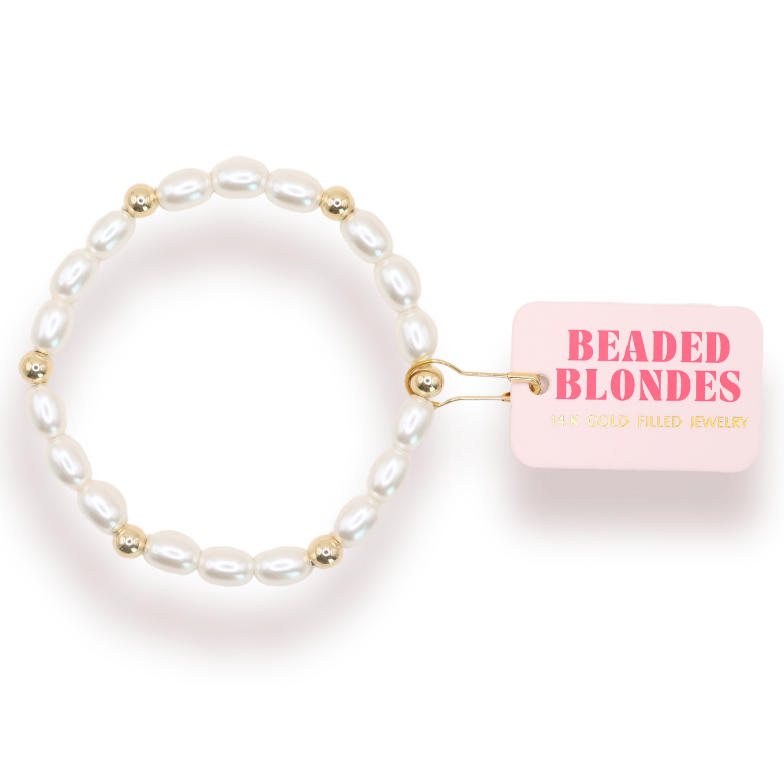 Stacy Pearl Bracelet in Gold