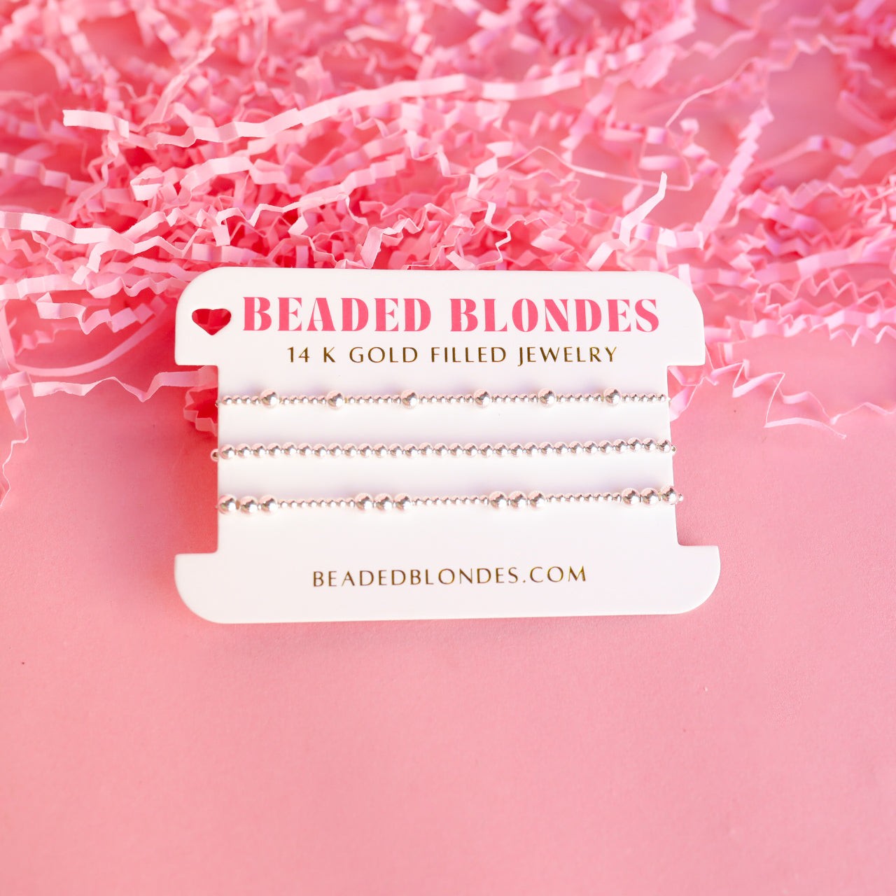 Say ILY Stack in Silver