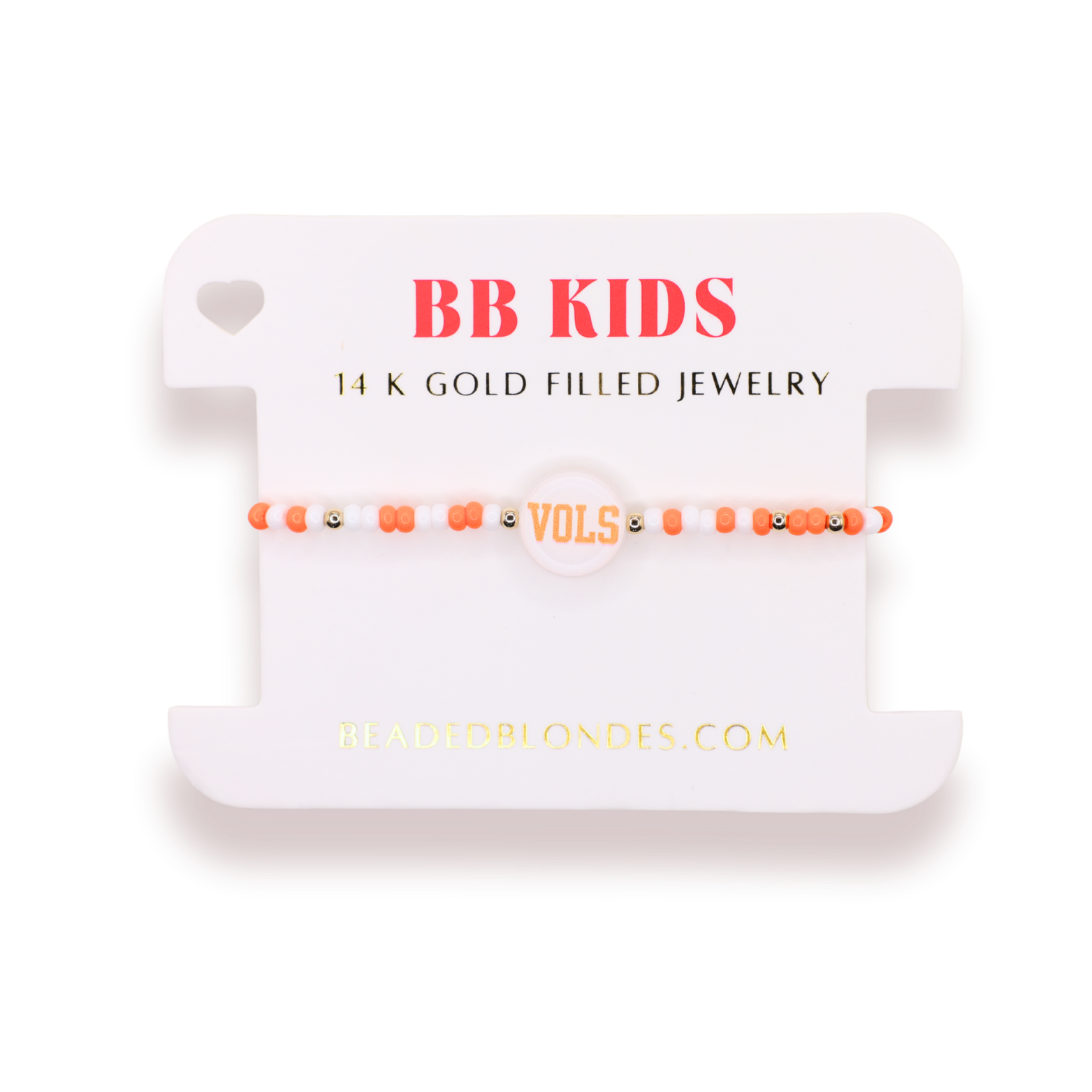 Tennessee Logo Flip Bracelet on Color (Kids Size)