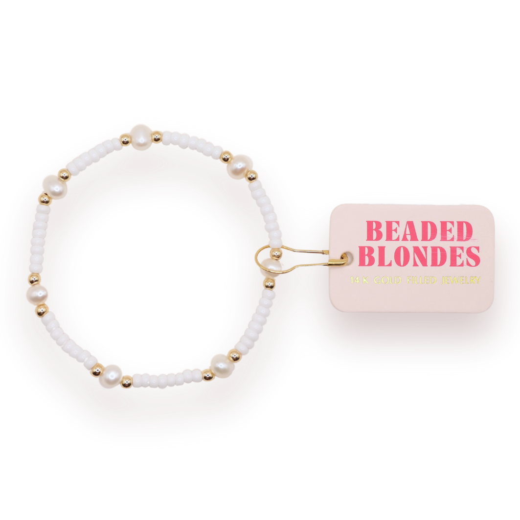 White Pearl Bracelet