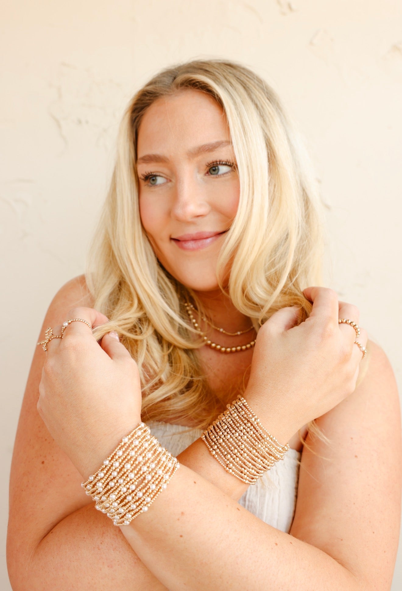 Sutton Pearl Ring in Gold