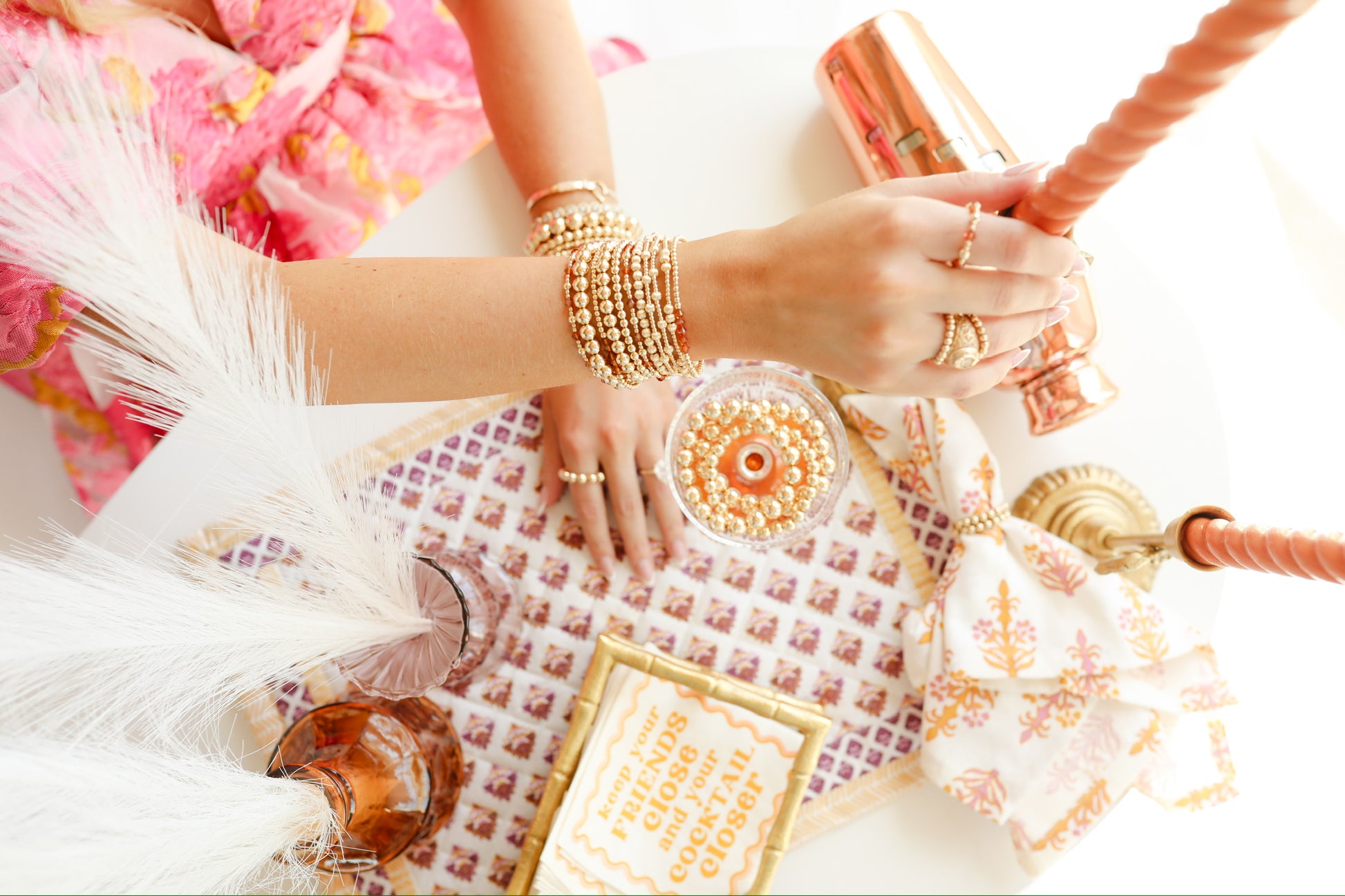 Burnt Orange Kim Bracelet