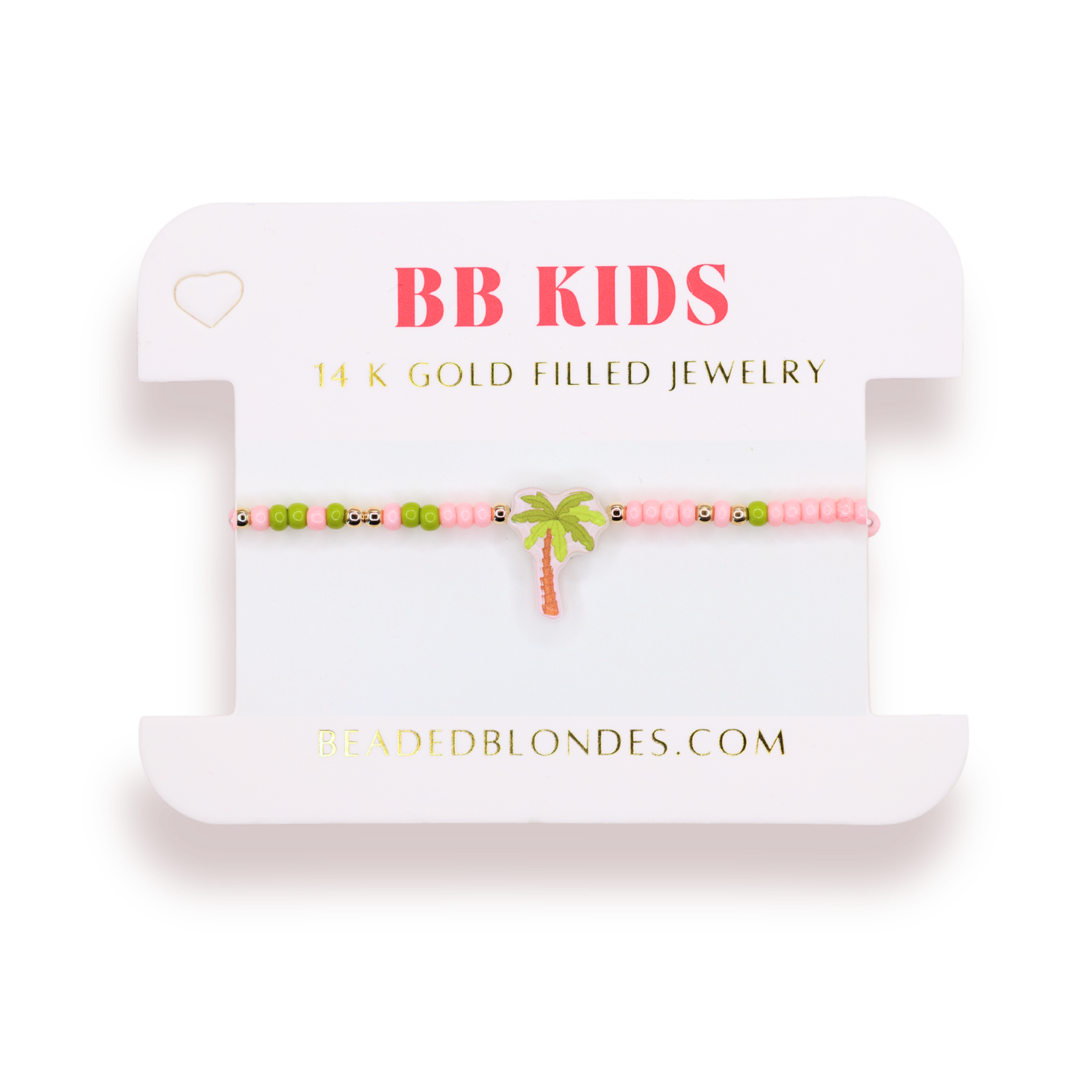 Palm Tree Bracelet on Color (Kids Size)