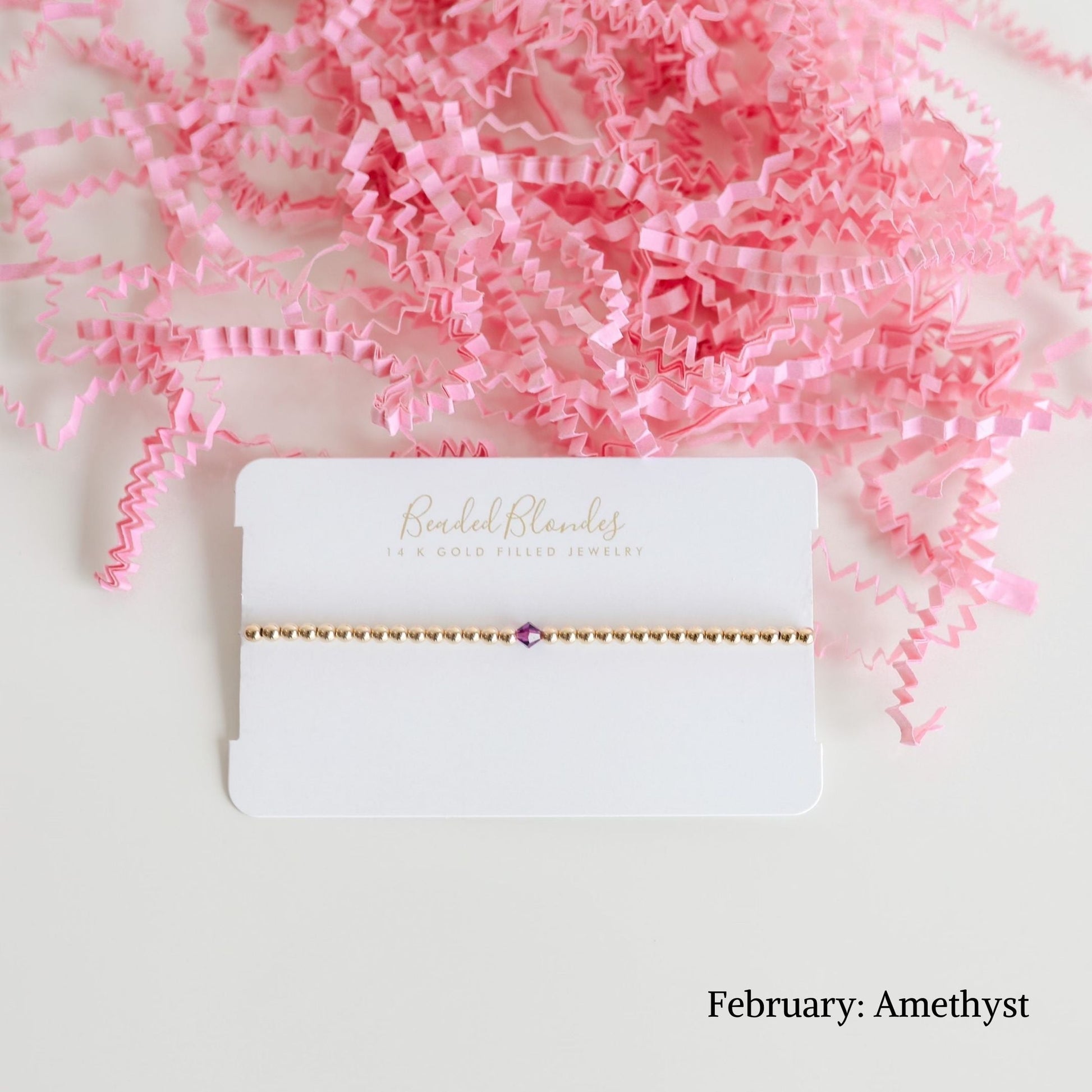 Birthstone Swarovski Crystal Bracelet (Kids Size)