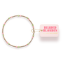 Light Pink and Light Green Two Toned Dainty Poppi Bracelet