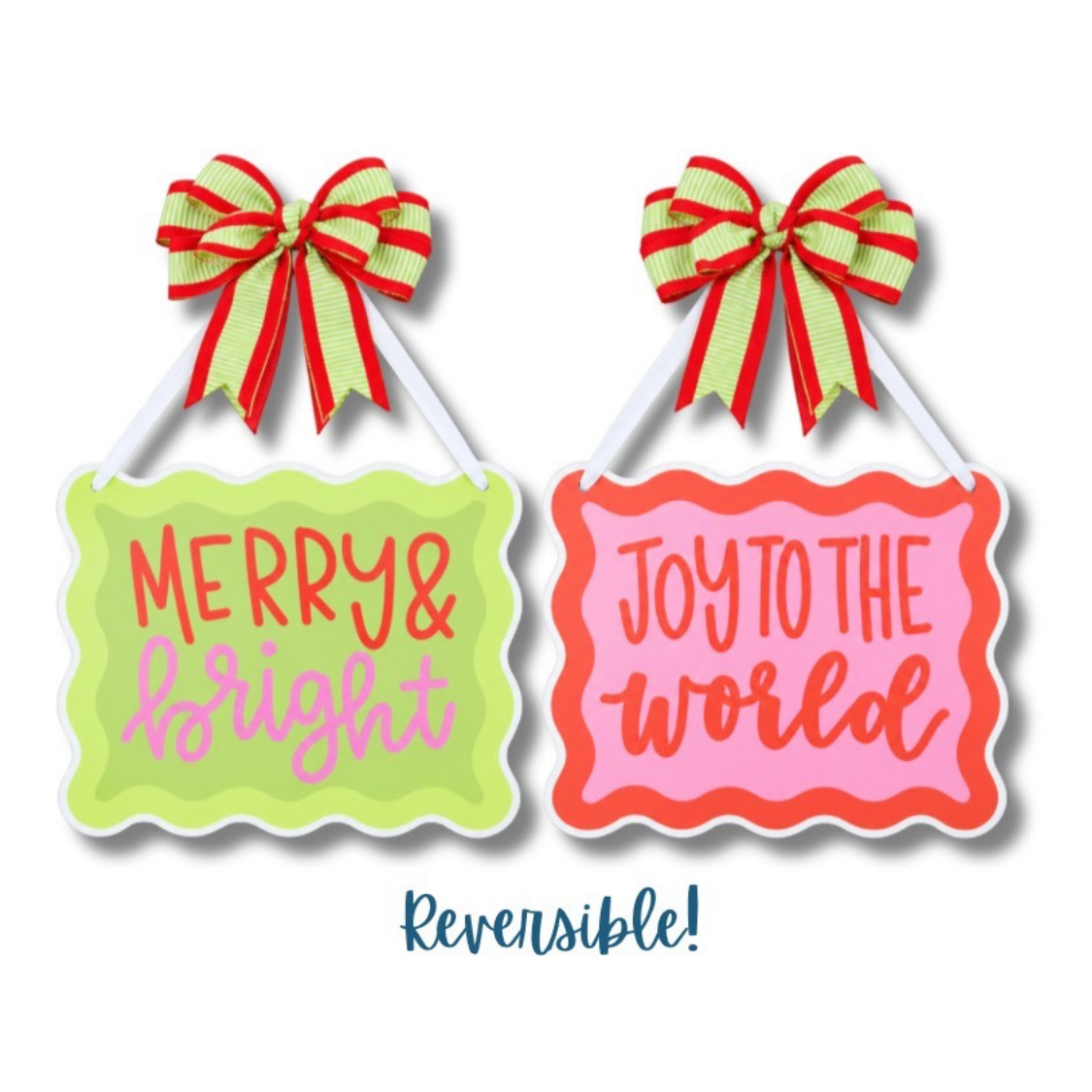 Joyful and Bright Door Hanger