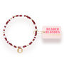 Mississippi (Maroon and White) State Cutout Charm Bracelet on Color
