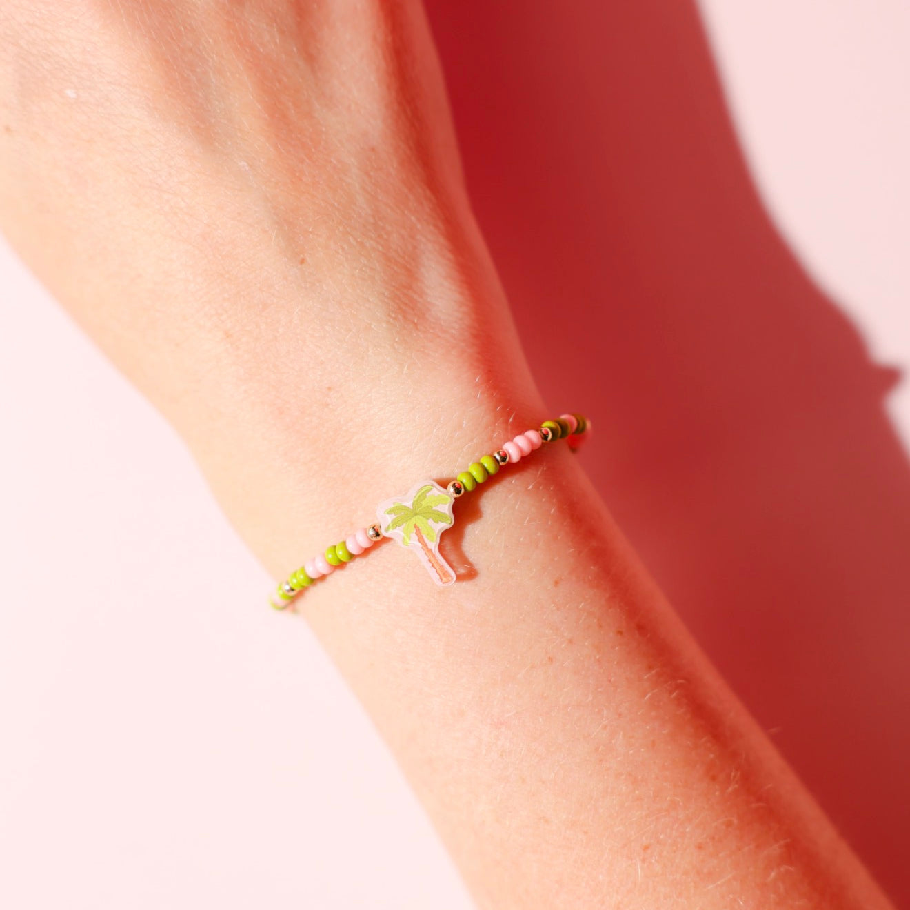 Palm Tree Bracelet on Color