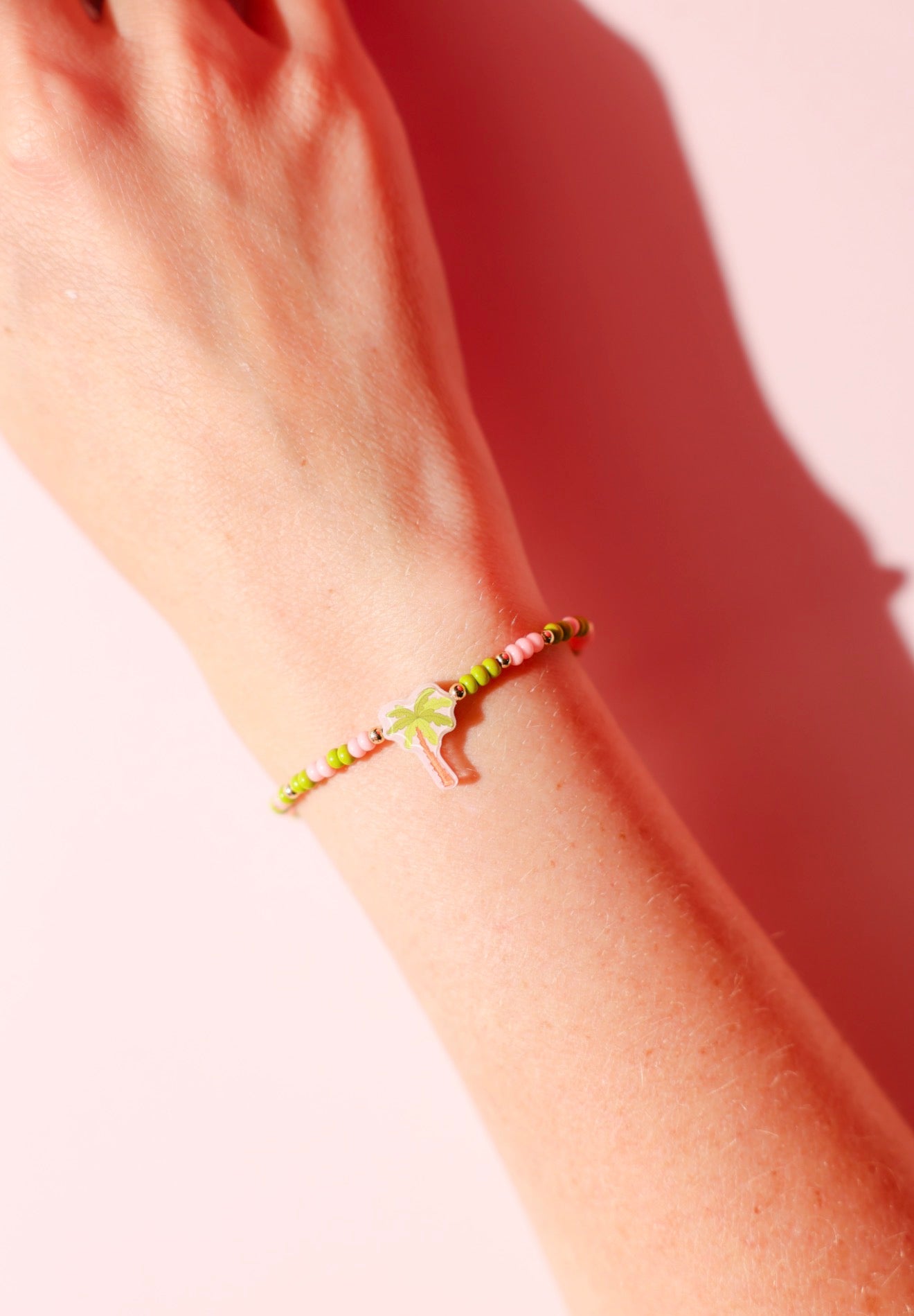 Palm Tree Bracelet on Color