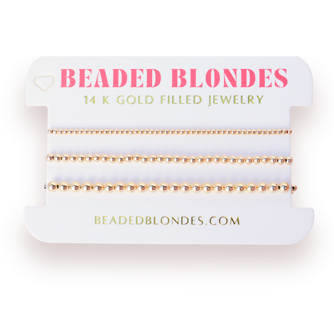 Dainty Not So Basic Set Gold (Set of 3)