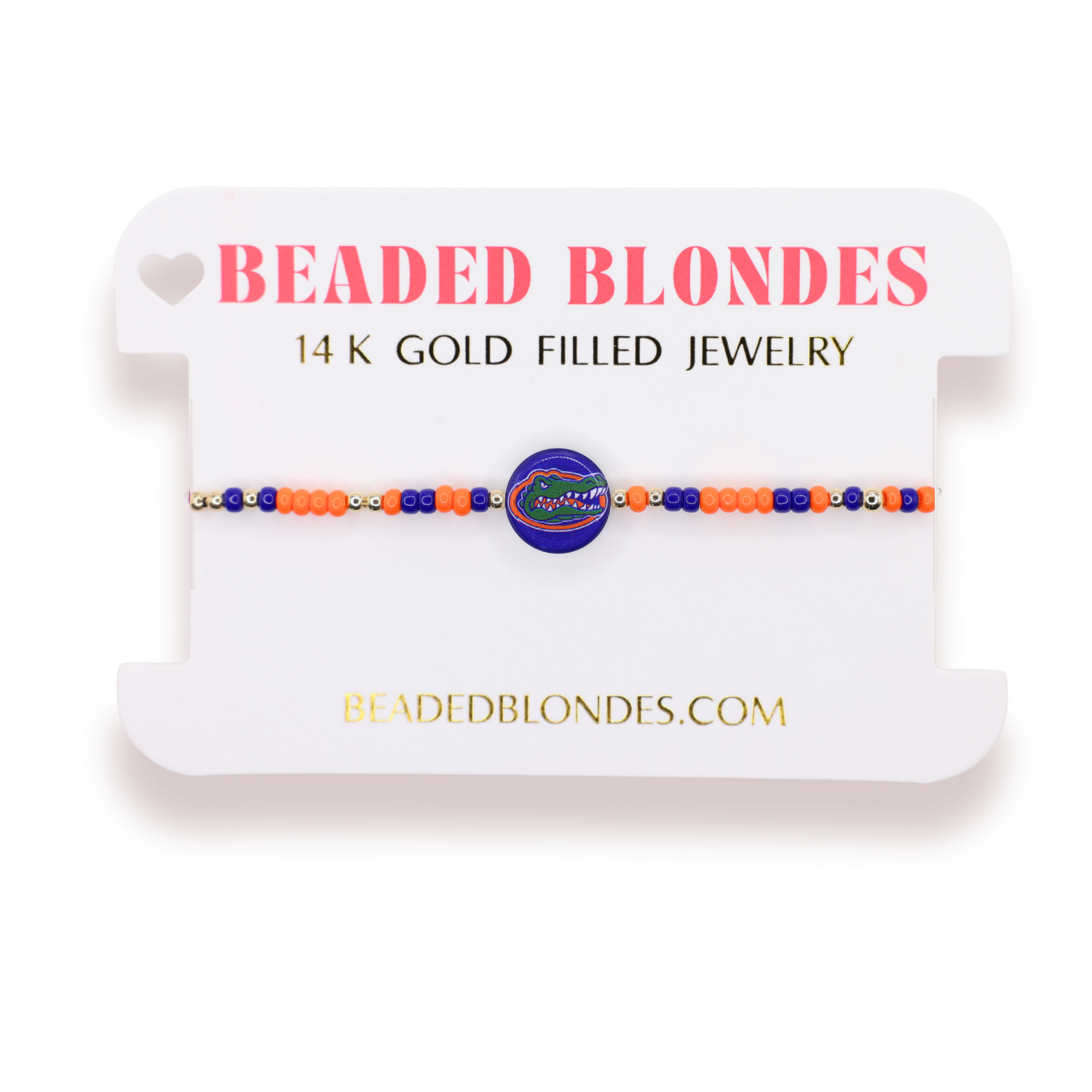 University of Florida Logo Flip Bracelet on Color