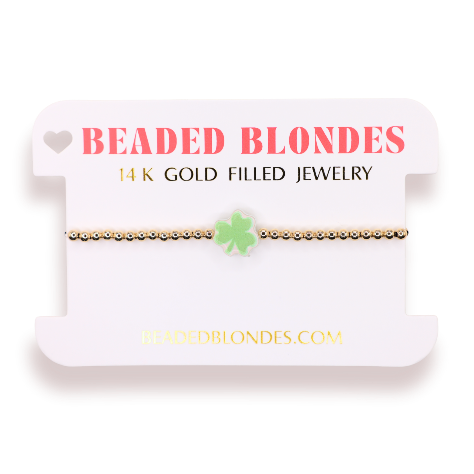 Clover Bracelet on Gold