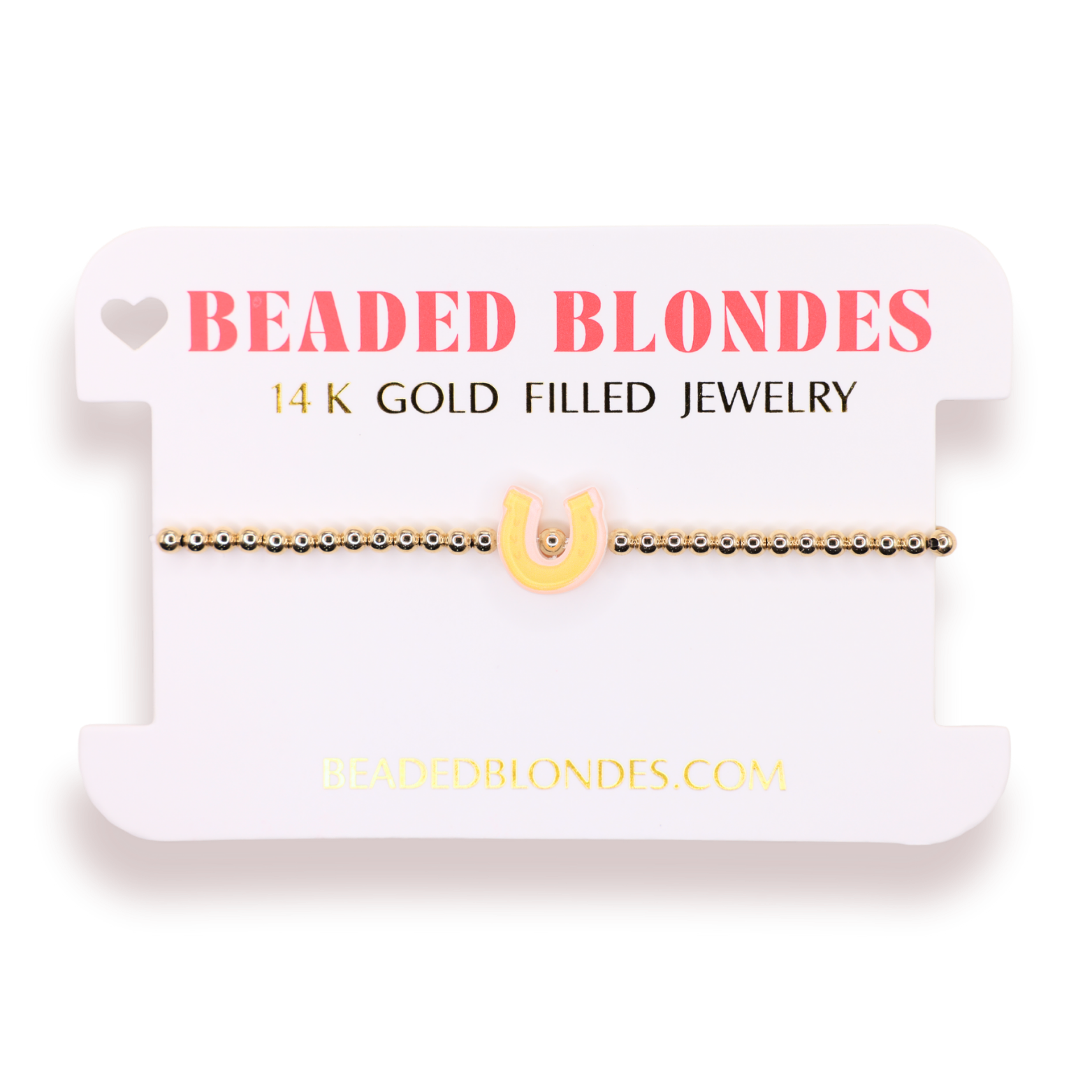 Horseshoe Bracelet on Gold