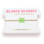 Kappa Delta Block Bracelet on Gold