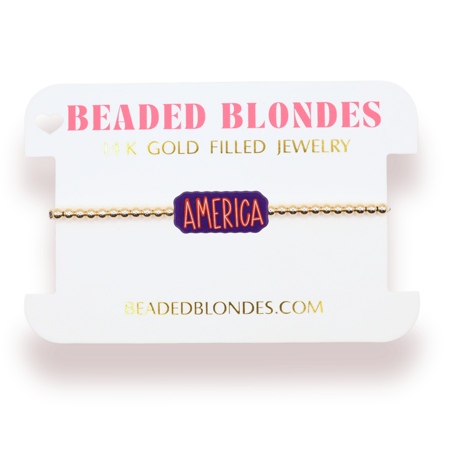 America Bracelet on Gold