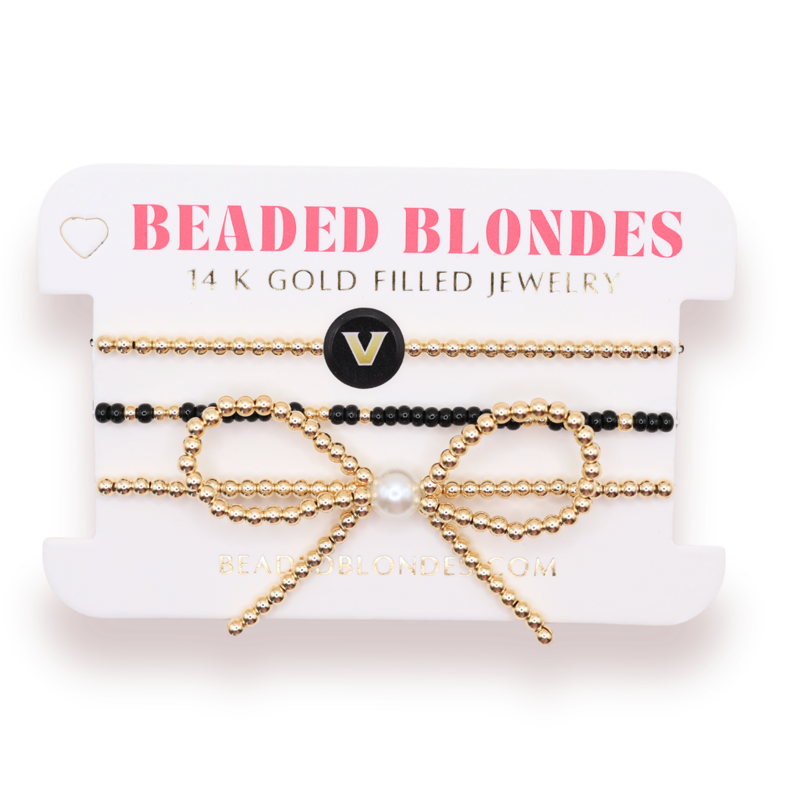 Vanderbilt Logo Game Day Bow Stack of 3