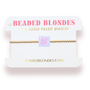 Delta Gamma Block Bracelet on Gold