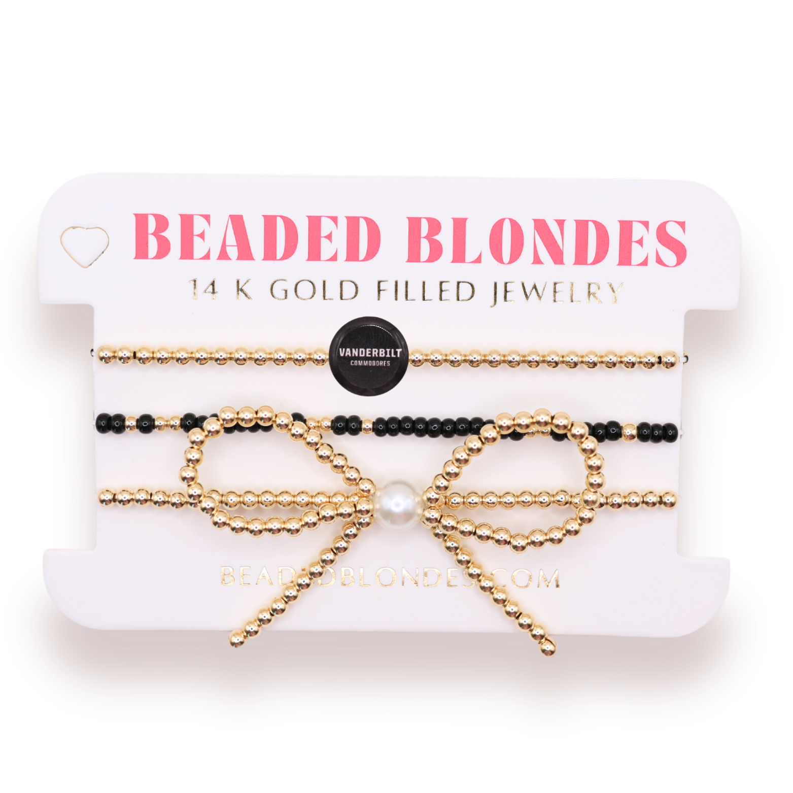 Vanderbilt Logo Game Day Bow Stack of 3