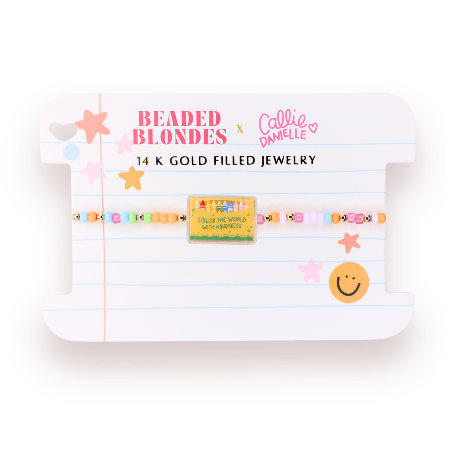 Color the World with Kindness Crayon Box Bracelet on Color
