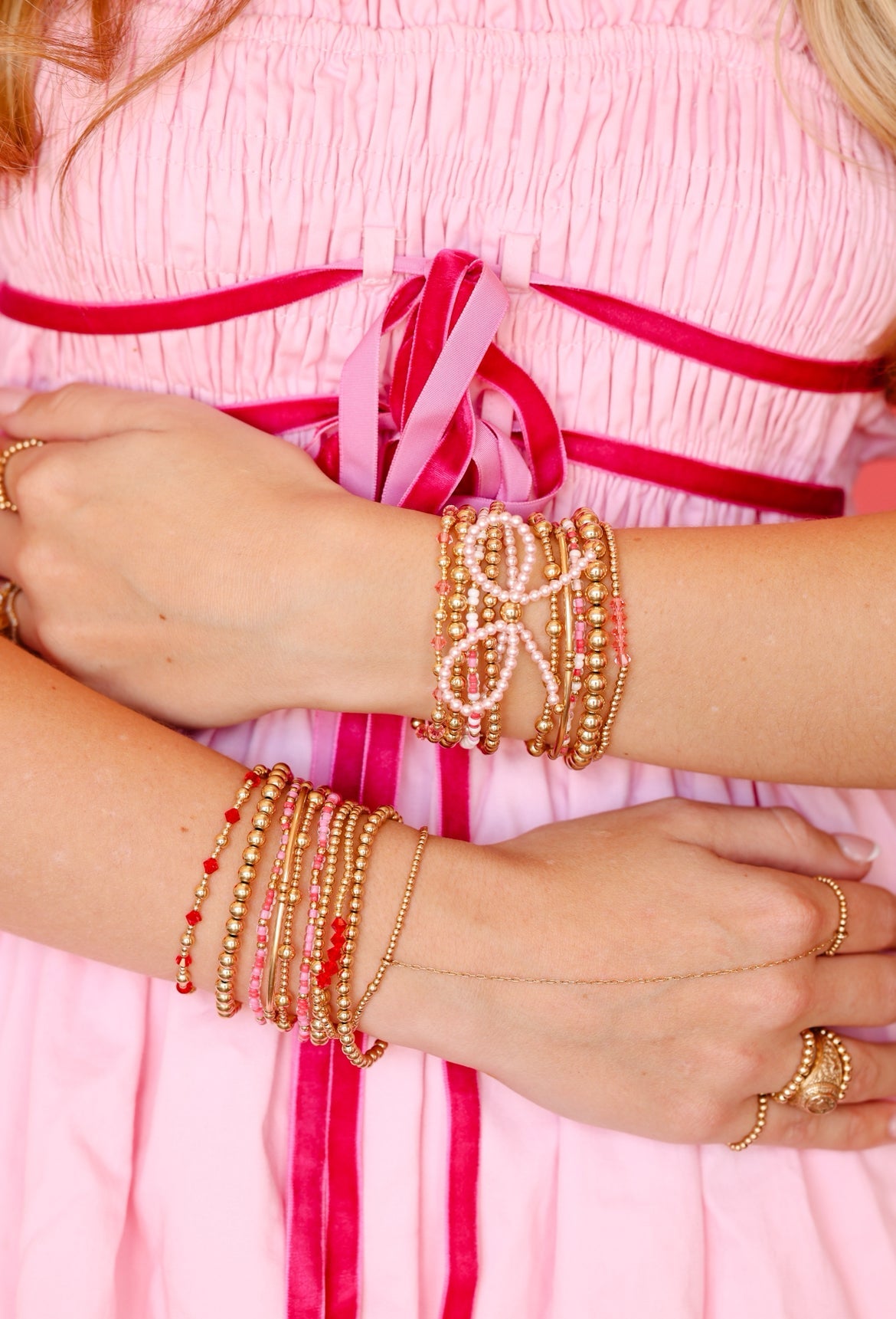 Bright Red June Bracelet