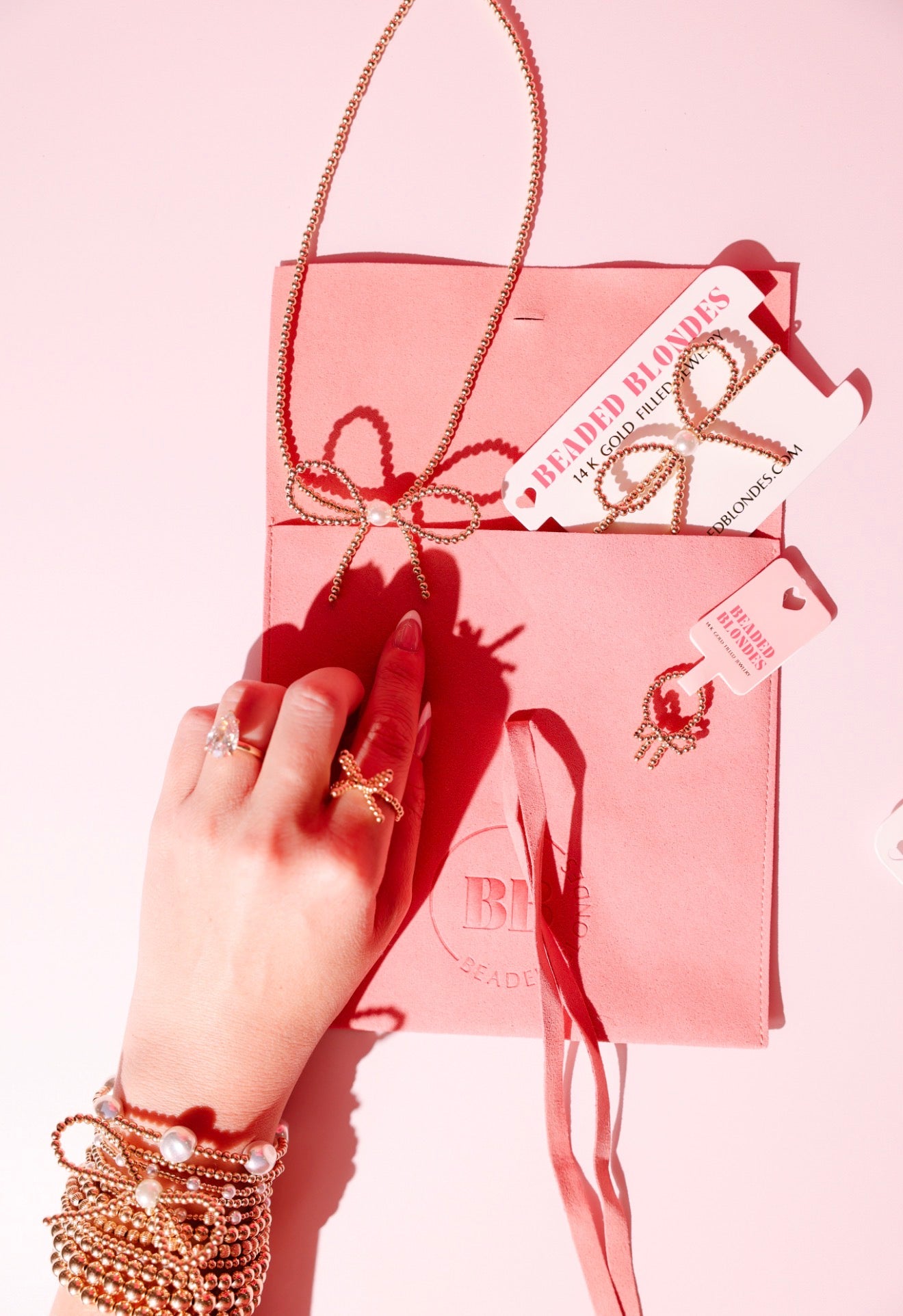 Bow Gold Gift Set