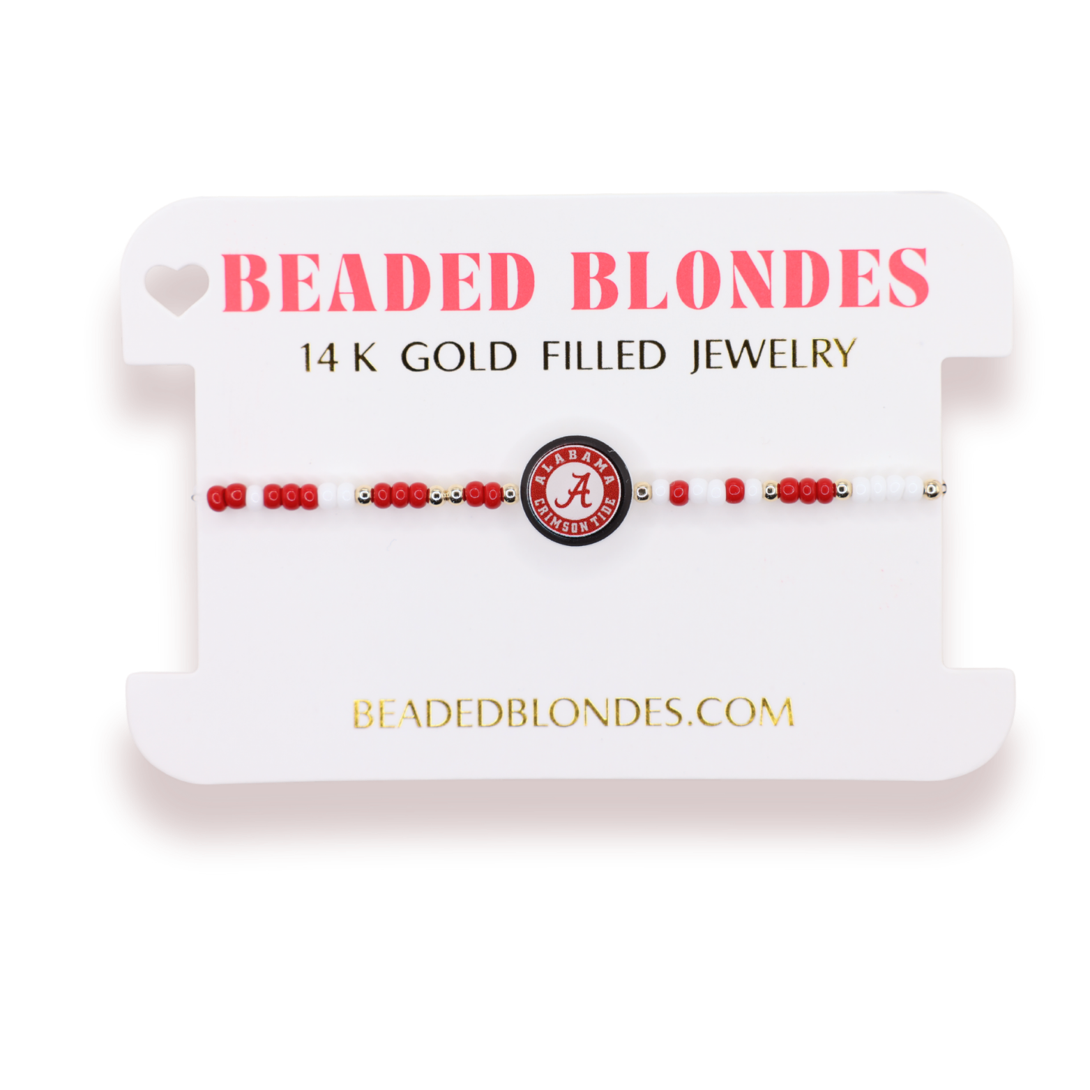 Alabama Logo Flip Bracelet on Color