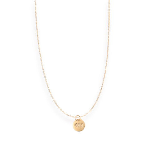 Phi Mu Charm Necklace