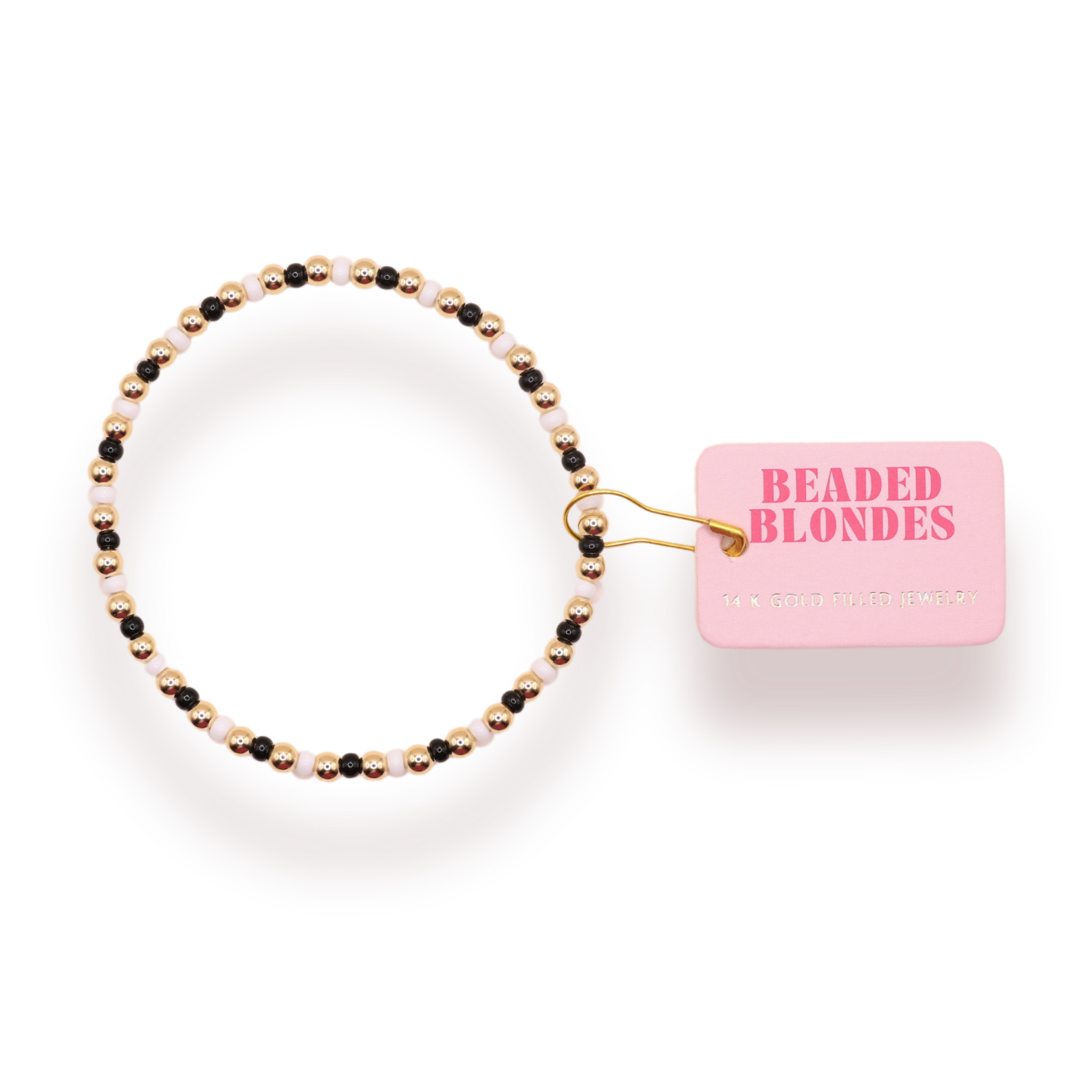 Demi Bracelet in Black & White