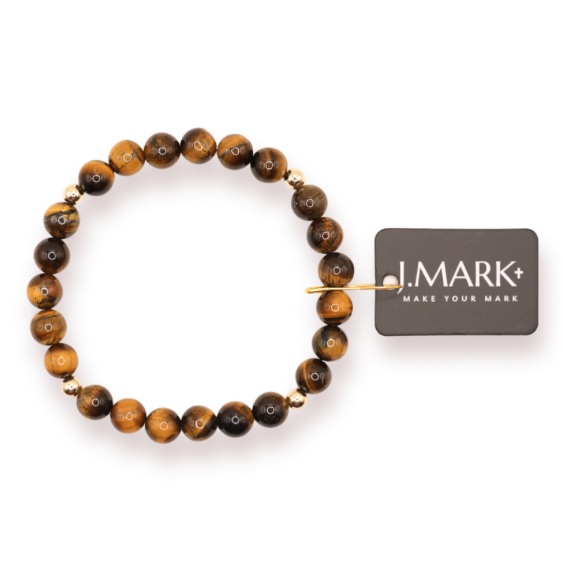 J. Mark: Tigers Eye Bracelet