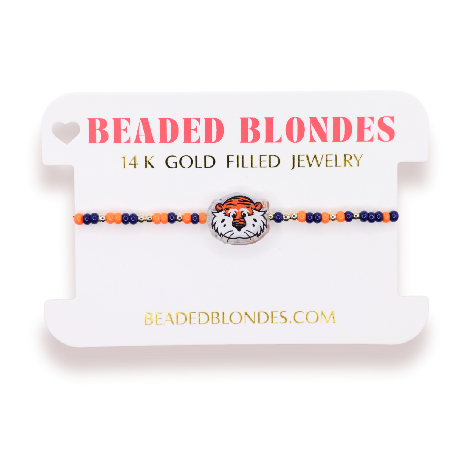 Aubie Mascot Bracelet on Color