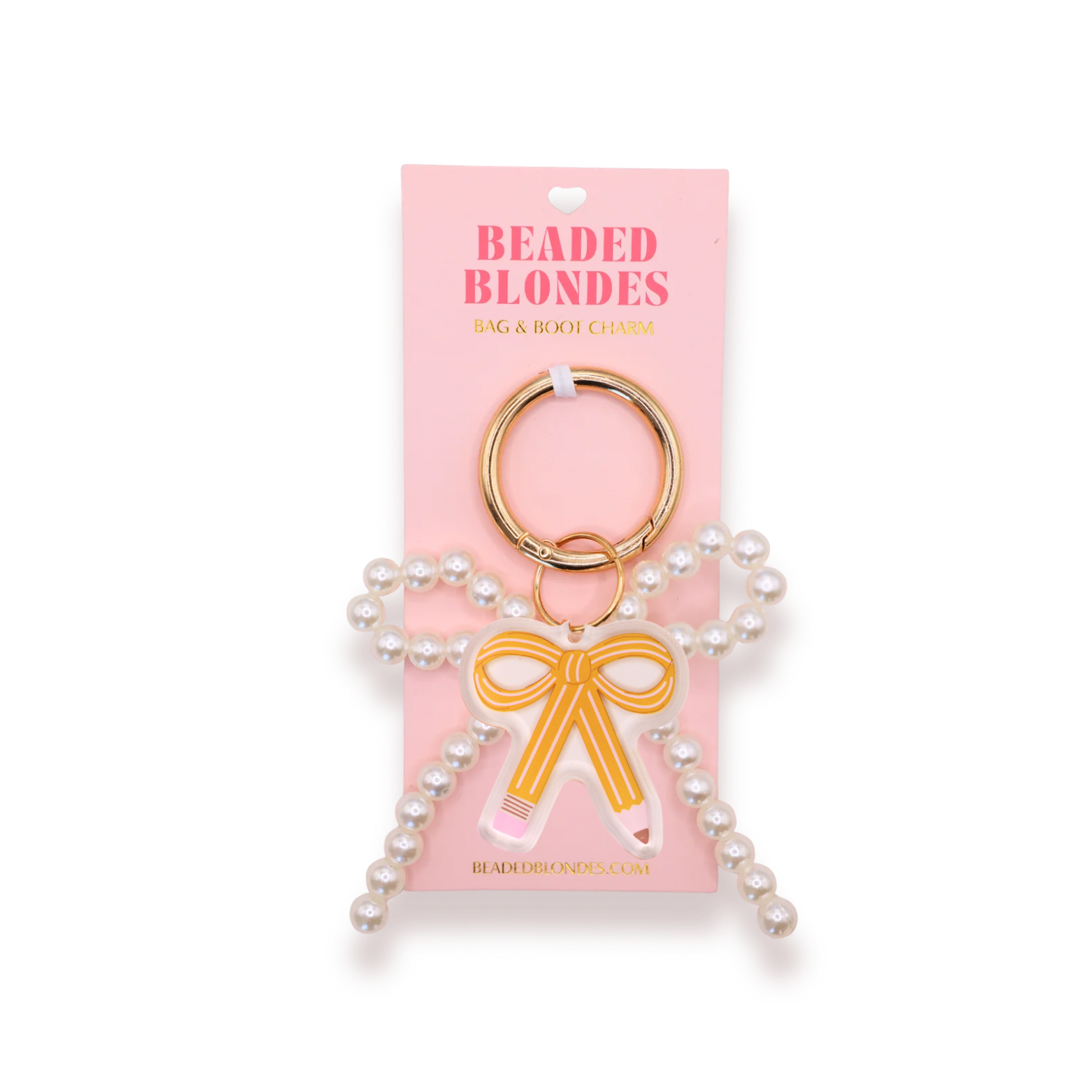 Pencil Bow Bag & Boot Charm