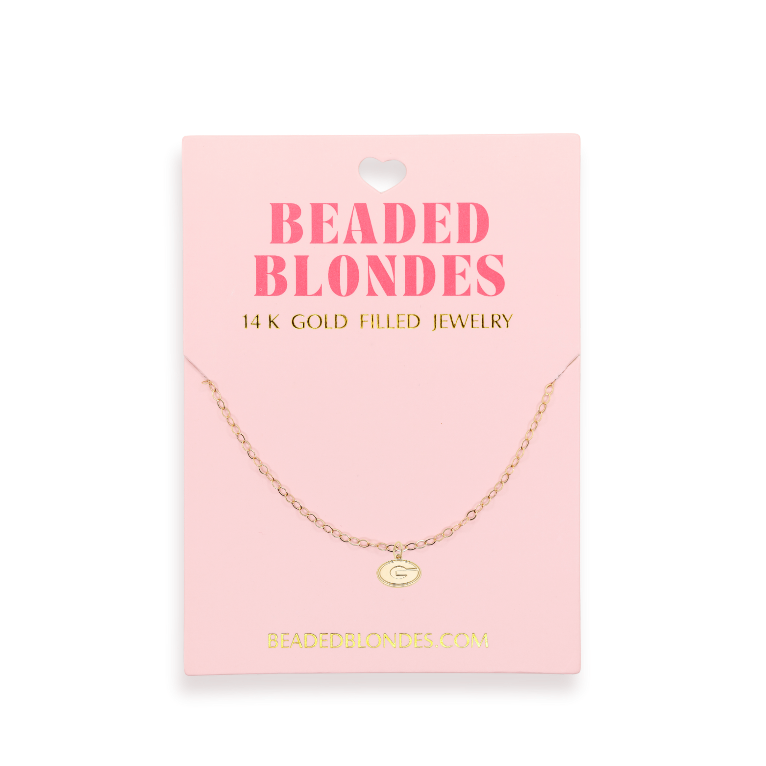 Georgia Logo Charm Necklace