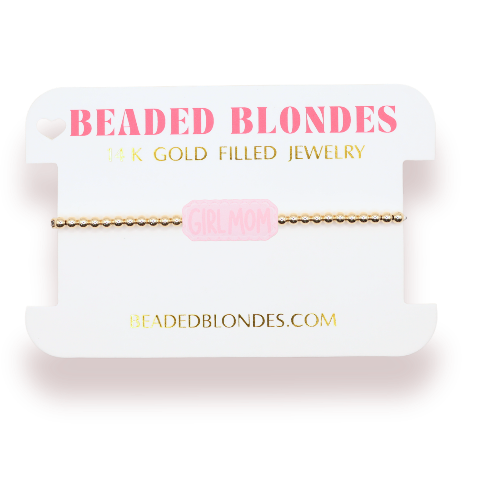 Girl Mom Bracelet on Gold