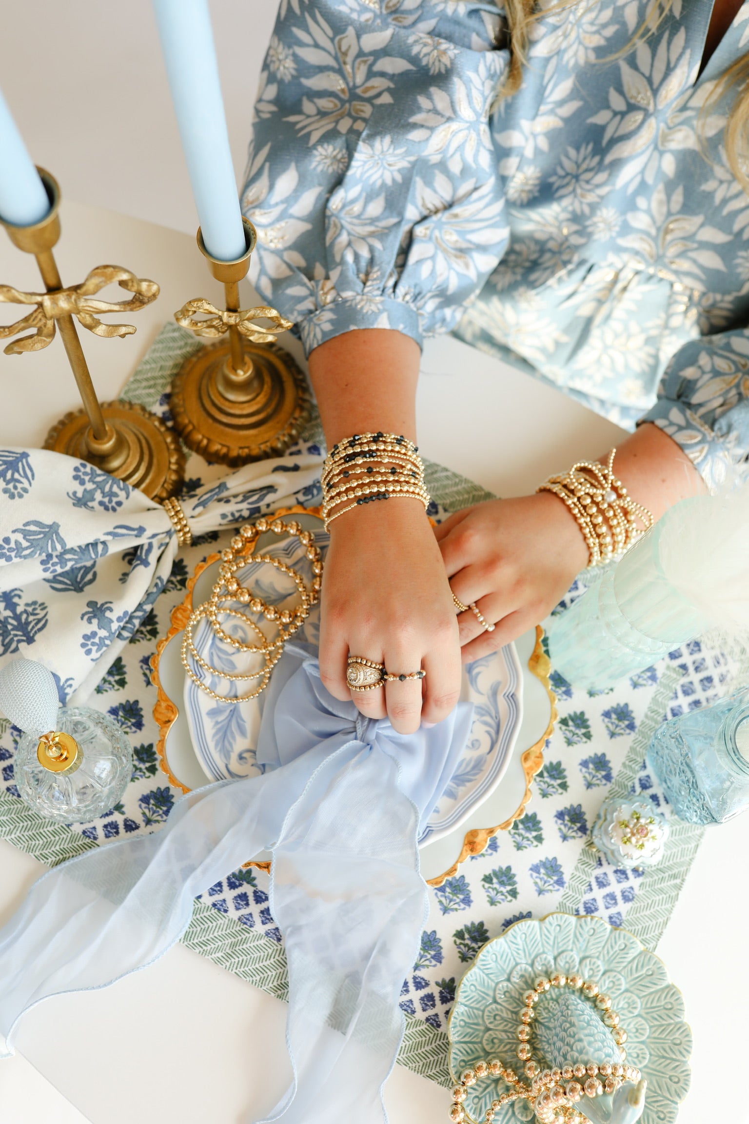 Ice Blue Kim Bracelet