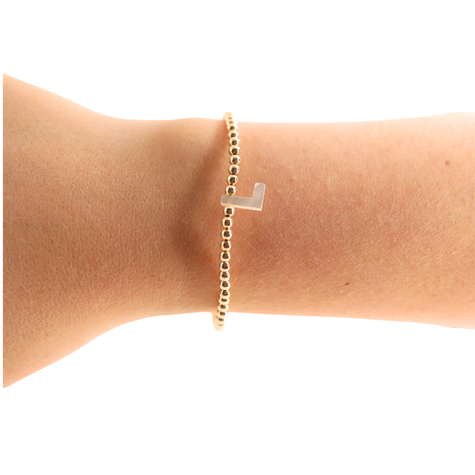 Pearl Initial Bracelet