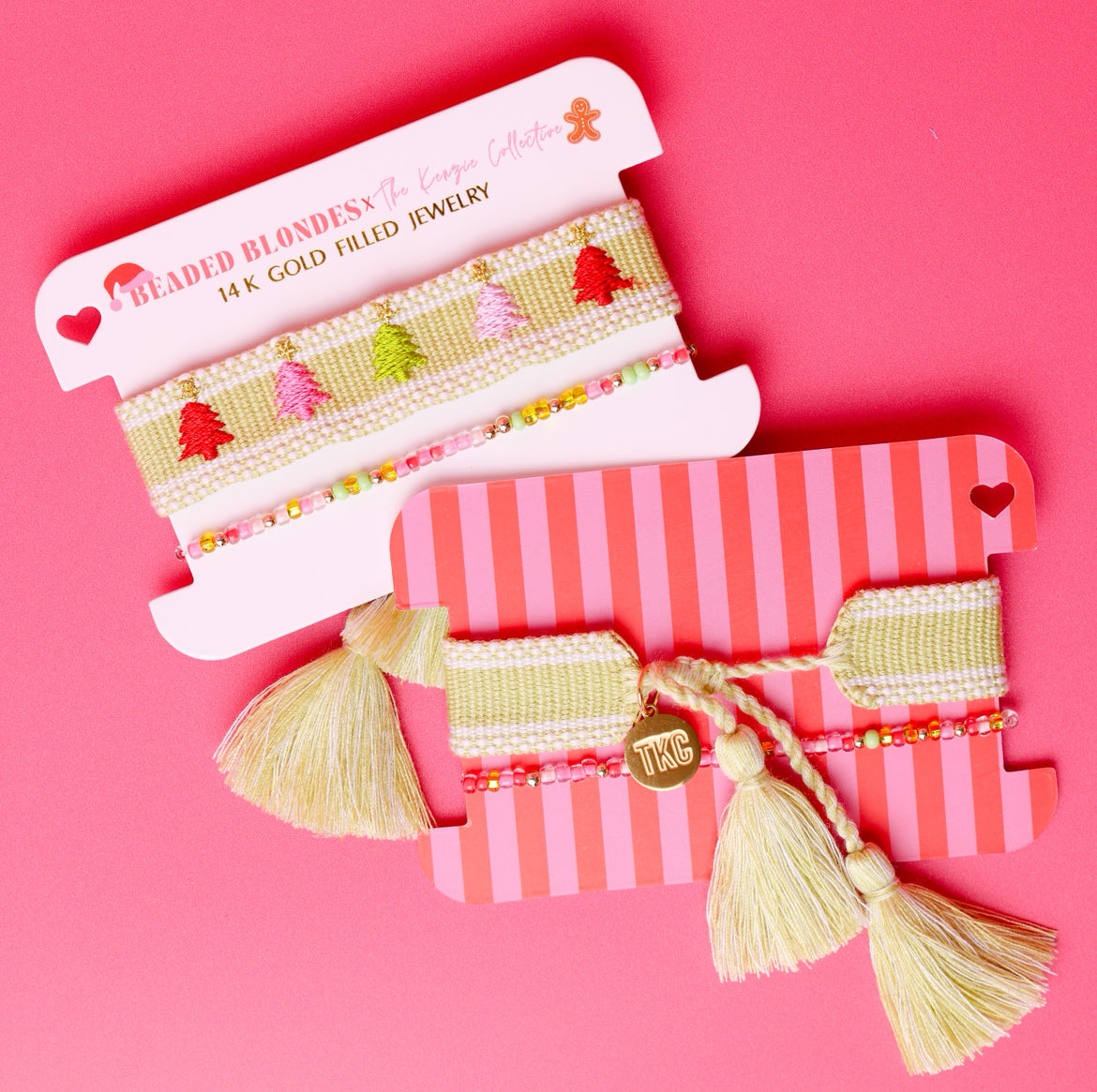 Christmas Trees BB X KC Christmas Tassel Stack