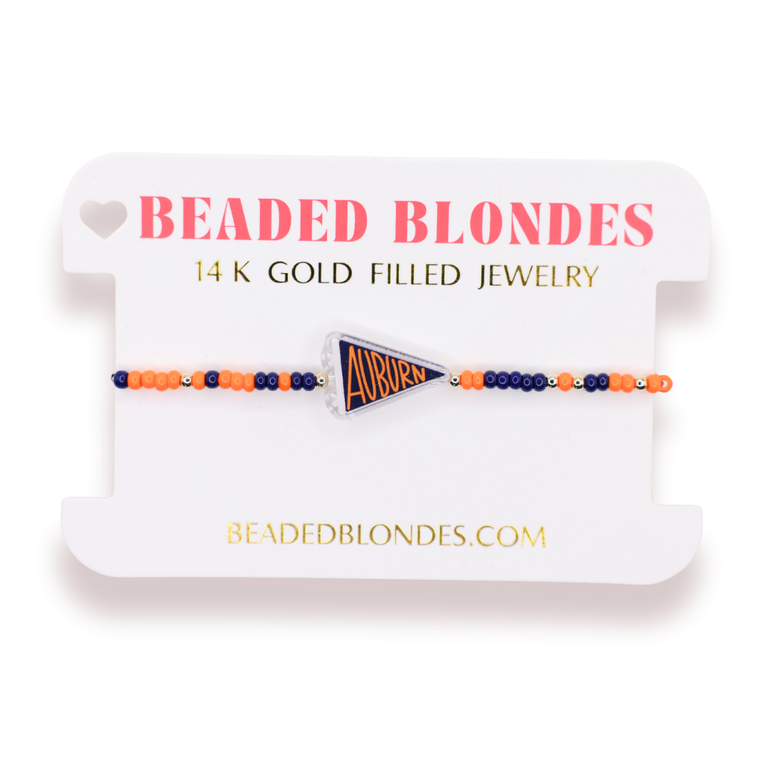 Auburn Flag Bracelet on Color