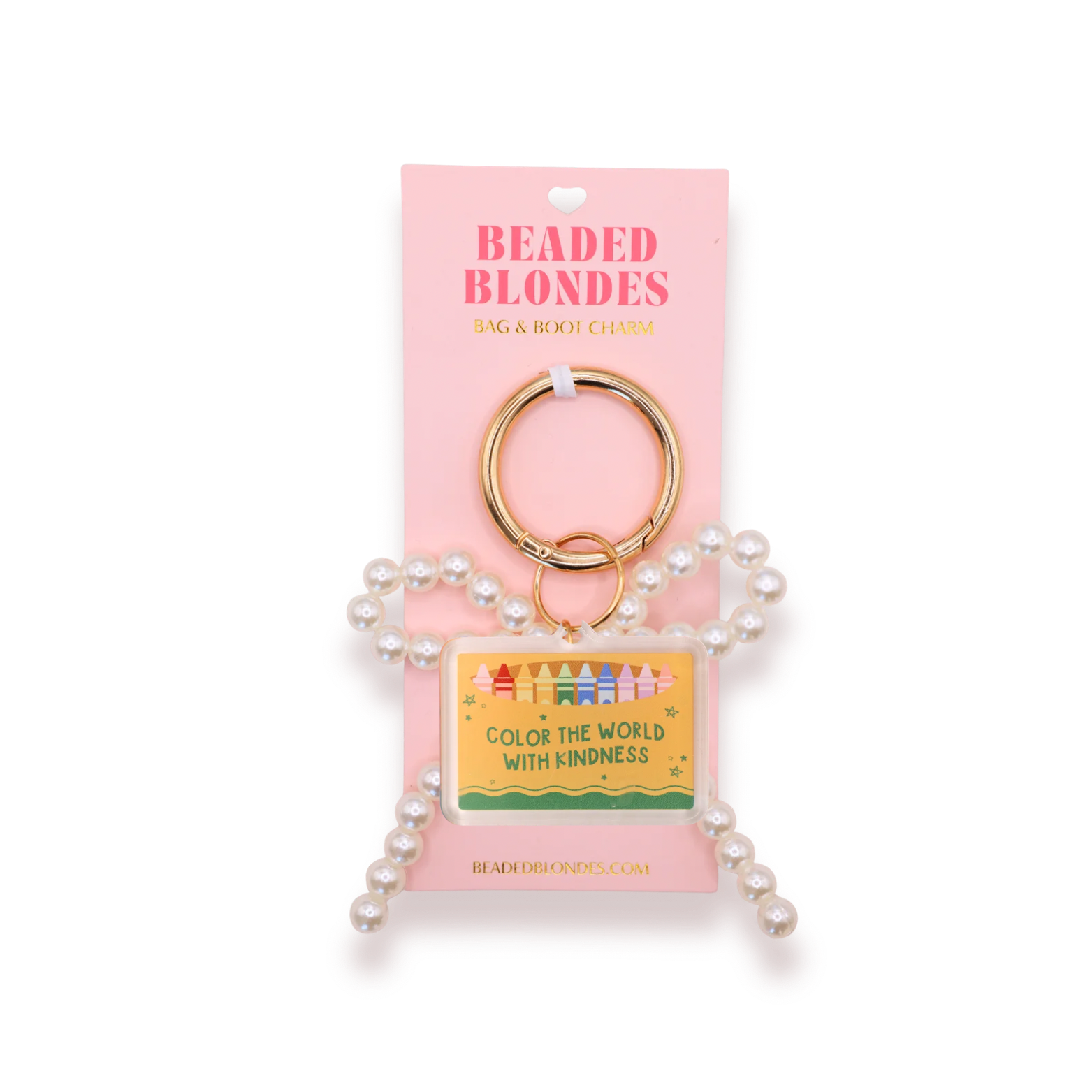 Color the World with Kindness Crayon Box Bag & Boot Charm