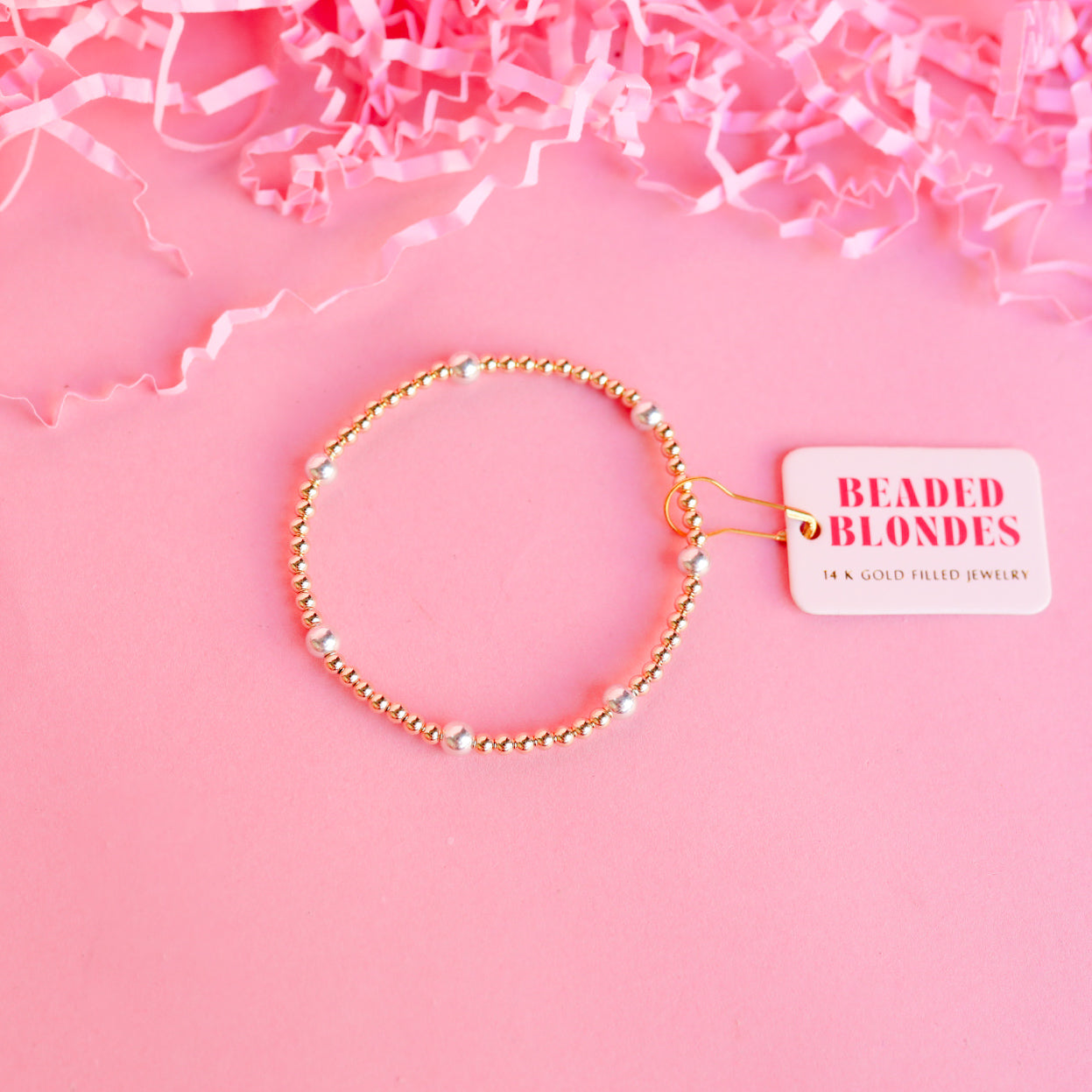 Olive Bracelet in Gold with Silver