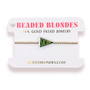 Sic ‘Em Flag Bracelet on Gold